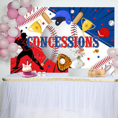 Lofaris Vibrant Basebal Concessions Artwork Dynamic Backdrop