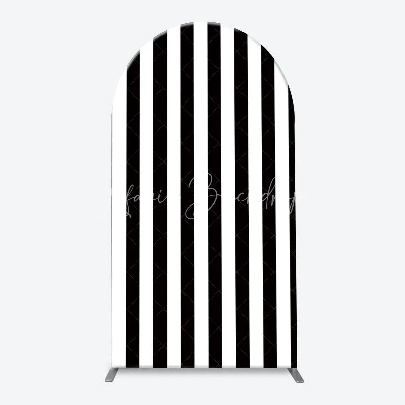 Lofaris Vibrant Basketball Court and Referee Stripe Arch Backdrop Kit Sports Theme Birthday Party Decoration
