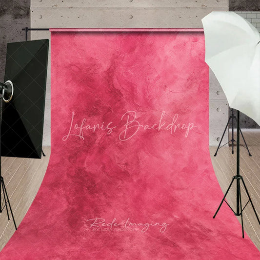 Lofaris Vibrant Pink and Magenta Textured Abstract Stucco Sweep Backdrop Modern Artistic Photography Background