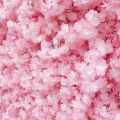 Lofaris Vibrant Pink Cherry Blossom Artificial Flower Wall Elegant Wedding Party and Baby Shower Photo Decor