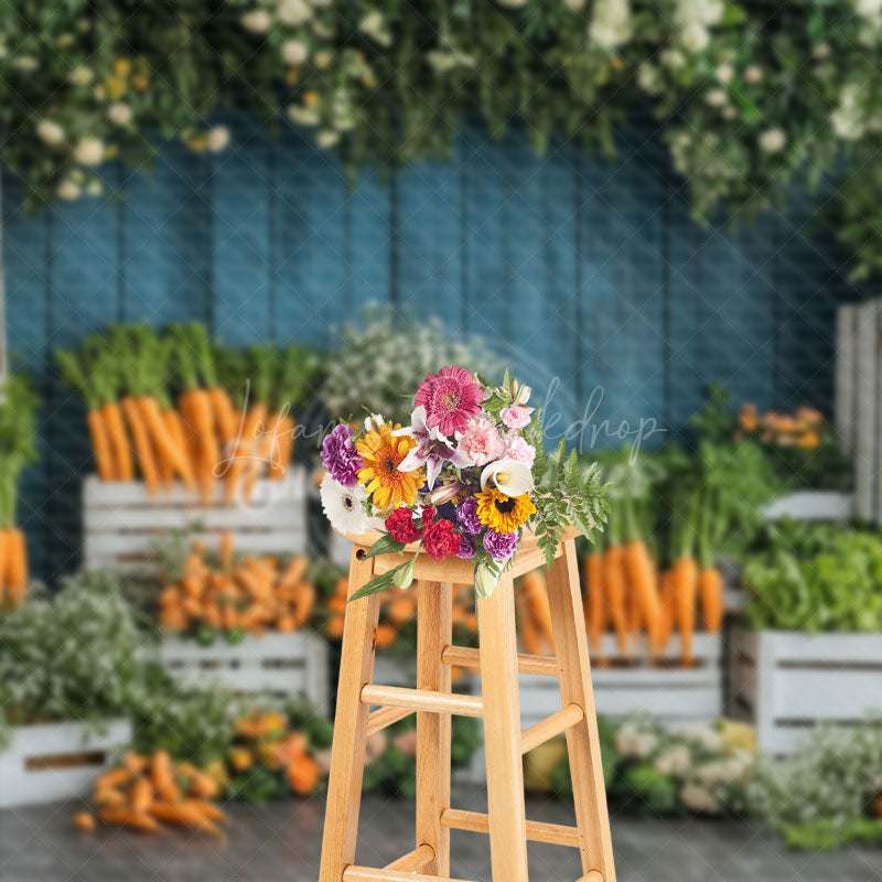 Lofaris Vibrant Vegetable Fresh Carrots Natural Backdrop