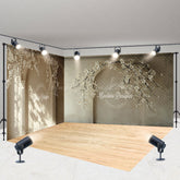 Lofaris Vintage Arch Wall Branch Flower Room Set Backdrop