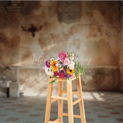 Lofaris Vintage Architecture Backdrop Ancient Stone Pillar and Old Wall Photography Background for Retro Portrait