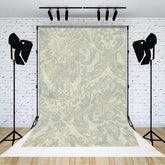 Lofaris Vintage Beige Floral Damask Backdrop For Photography