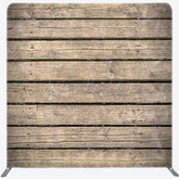 Lofaris Vintage Brown Wooden Board Photo Pillow Case Backdrop