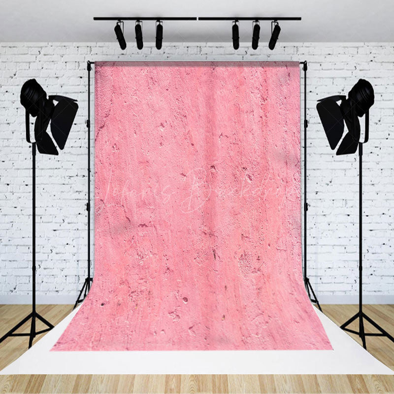 Lofaris Vintage Light Pink Cement Paint Wall Photo Backdrop
