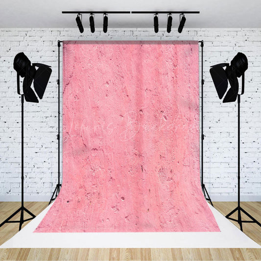 Lofaris Vintage Light Pink Cement Paint Wall Photo Backdrop