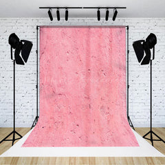 Lofaris Vintage Light Pink Cement Paint Wall Photo Backdrop