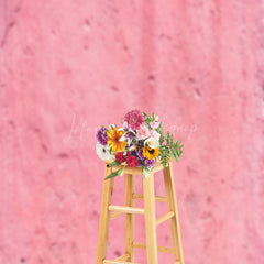 Lofaris Vintage Light Pink Cement Paint Wall Photo Backdrop
