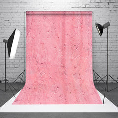 Lofaris Vintage Light Pink Cement Paint Wall Photo Backdrop