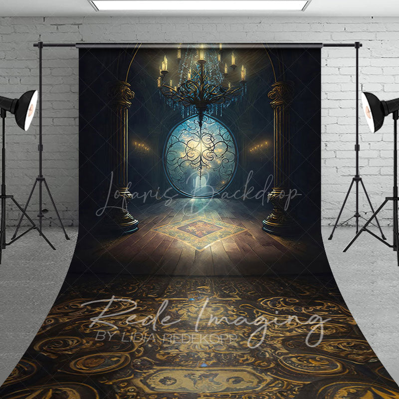 Lofaris Vintage Magic Chandelier Architecture Sweep Backdrop