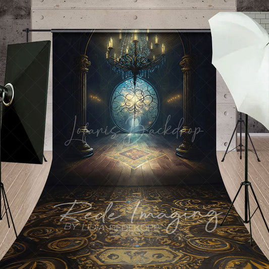 Lofaris Vintage Magic Chandelier Architecture Sweep Backdrop