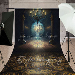 Lofaris Vintage Magic Chandelier Architecture Sweep Backdrop