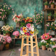 Lofaris Vintage Romantic Indoor Floral Room Wedding Backdrop