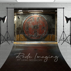 Lofaris Vintage Wooden Jedi Ship Door Sweep Photo Backdrop