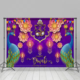 Lofaris Warm Lantern Night Diyas Light Happy Diwali Backdrop