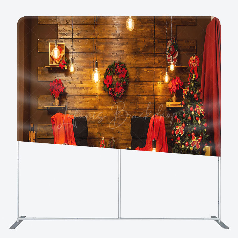 Lofaris Warm Wall Xmas Tree Pillow Cover Christmas Backdrop