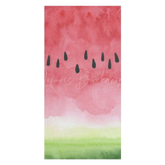 Lofaris Watercolor Watermelon Custom Name Beach Towel For Kid