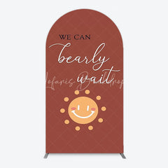 Lofaris We Can Bearly Wait Arch Backdrop Boho Rainbow Baby Shower Decor Teddy Bear Theme Party Supplies for Boy