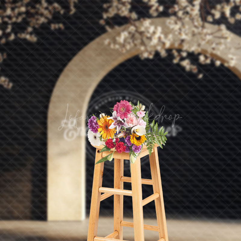 Lofaris Wedding Arch Floral Photography Backdrop For Studio