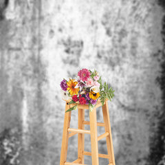 Lofaris White Grey Black Abstract Texture Photo Backdrop