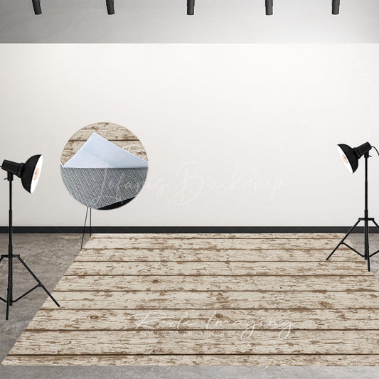 Lofaris White Mottled Brown Fabric Floor Backdrop For Photo