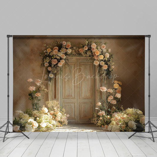 Lofaris White Wall Flower Spring Photography Studio Backdrop