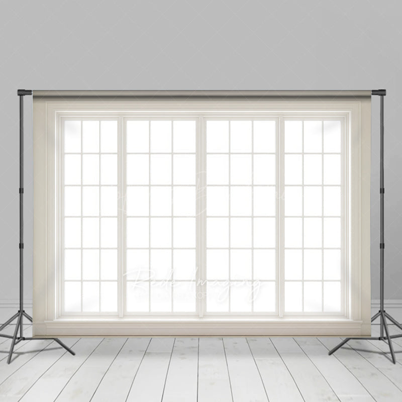 Lofaris White Window Clean Peace Winter Photography Backdrop