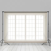 Lofaris White Window Clean Peace Winter Photography Backdrop