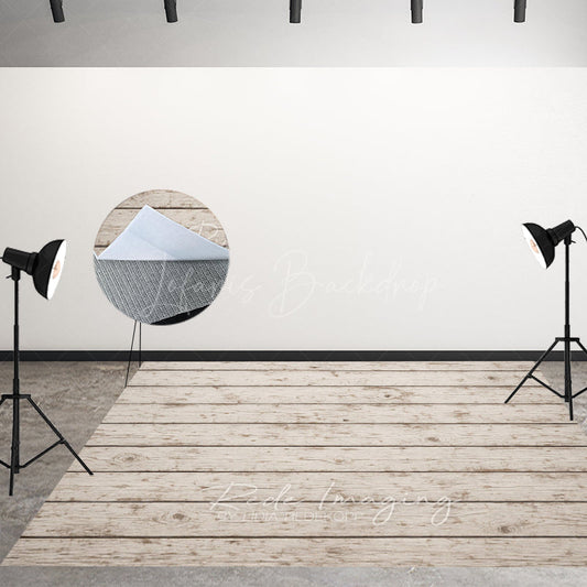 Lofaris White Wooden Mottled Fabric Floor Backdrop For Photo