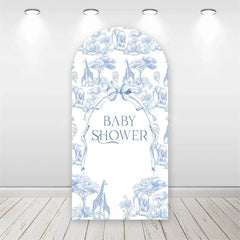 Lofaris Wild Safari Animals Baby Shower Arch Backdrop Stylish Bow Detail Party and Event Decoration