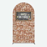 Lofaris Wizard School Brick Wall Frame Birthday Arch Backdrop