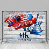 Lofaris Wooden Independence Day Balloon Celebration Backdrop