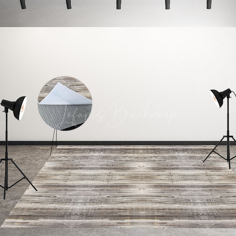 Lofaris Wooden Wall Floor Floral Fence Combo Set Backdrop