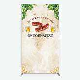 Lofaris Wurst Party Ever Sausage Oktoberfest Rectangle Backdrop
