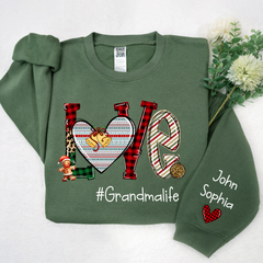 Lofaris Love Grandma Life Chistmas Personalized CTH01 Sweatshirt