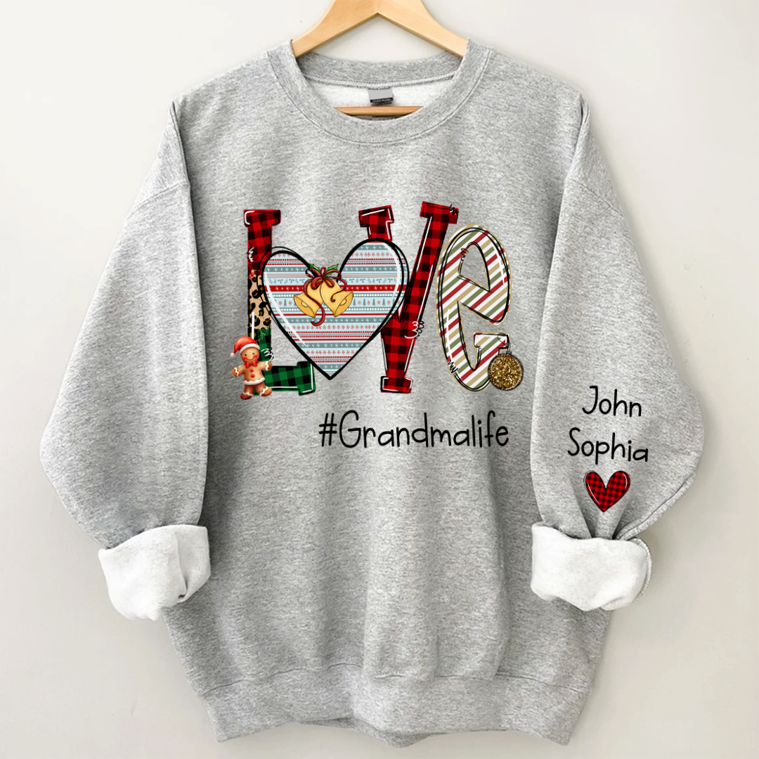 Lofaris Love Grandma Life Chistmas Personalized CTH01 Sweatshirt