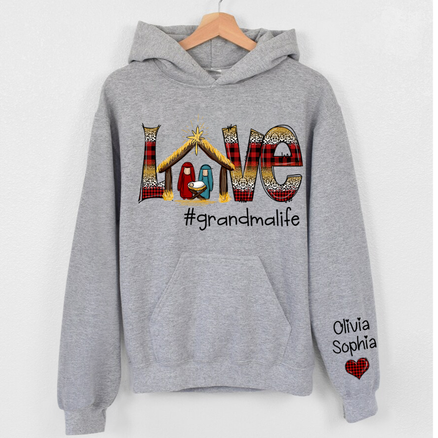 Lofaris Love Cottage Grandma Life Christmas Gift Hoodie