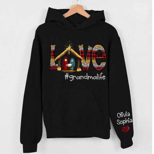 Lofaris Love Cottage Grandma Life Christmas Gift Hoodie