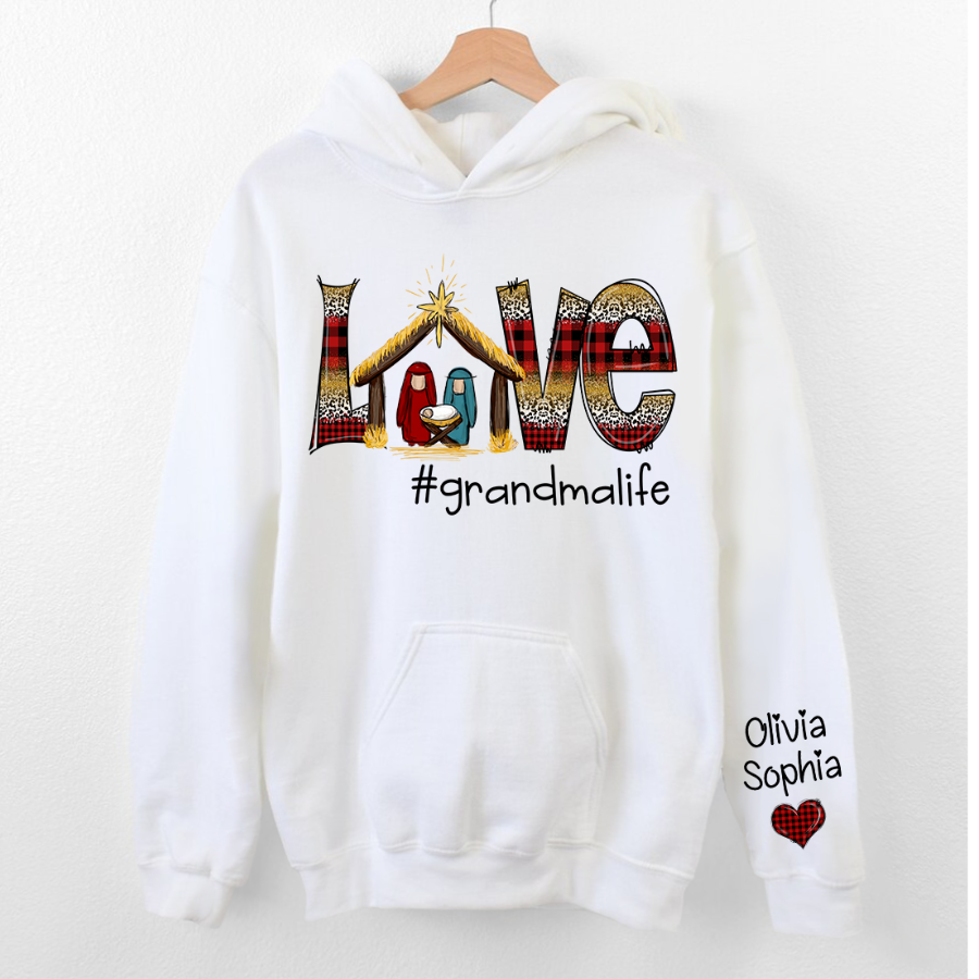 Lofaris Love Cottage Grandma Life Christmas Gift Hoodie