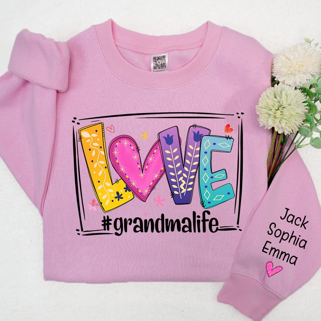 Lofaris Love grandmalife Sweatshirt And kids Valentine¡¯s Day