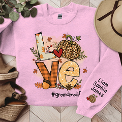 Lofaris Love Grandma Life Pumpkin Fall Custom Sweatshirt