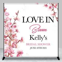 Lofaris Love In Bloom Floral Custom Bridal Shower Backdrop