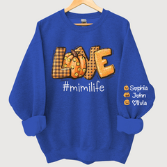 Lofaris Love Mimi Life Autumn Pumpkins Custom Sweatshirt