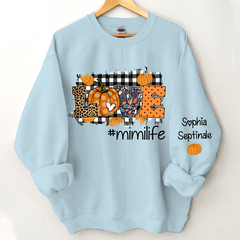 Lofaris Love Mimi Life Pumpkin Autumn Custom Sweatshirt
