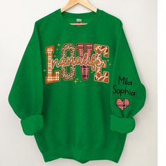 Lofaris Love Nana Life Grandkids Autumn Custom Sweatshirt