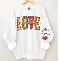 Lofaris Love Nana Life Grandkids Autumn Custom Sweatshirt