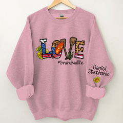 Lofaris Sunflower Leopard Mimi And Grandkids CTH01 Sweatshirt