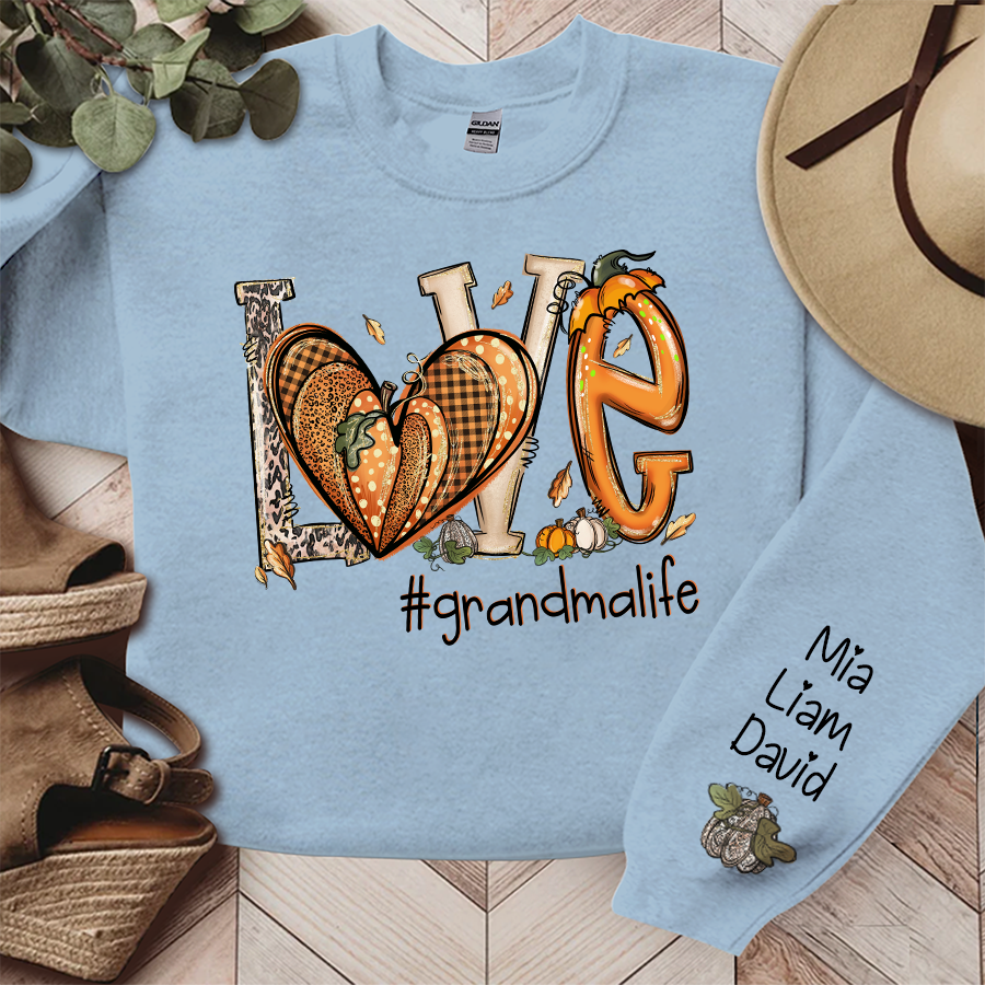 Lofaris Love Yellow Heart Flower Autumn Custom Sweatshirt