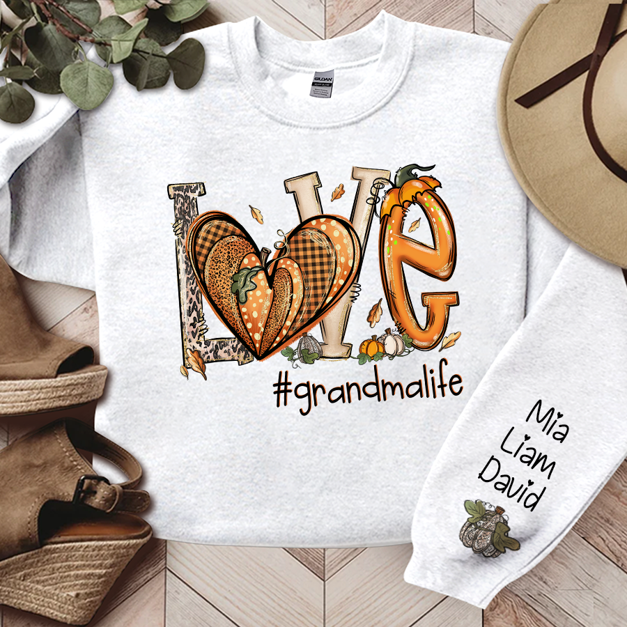 Lofaris Love Yellow Heart Flower Autumn Custom Sweatshirt